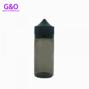 10ml 20ml 30ml 50ml 100ml 120ml fekete egyszarvú üveg pufókos üveg gorilla palackok folyékony palackok háziállat műanyag csepegtető tartály