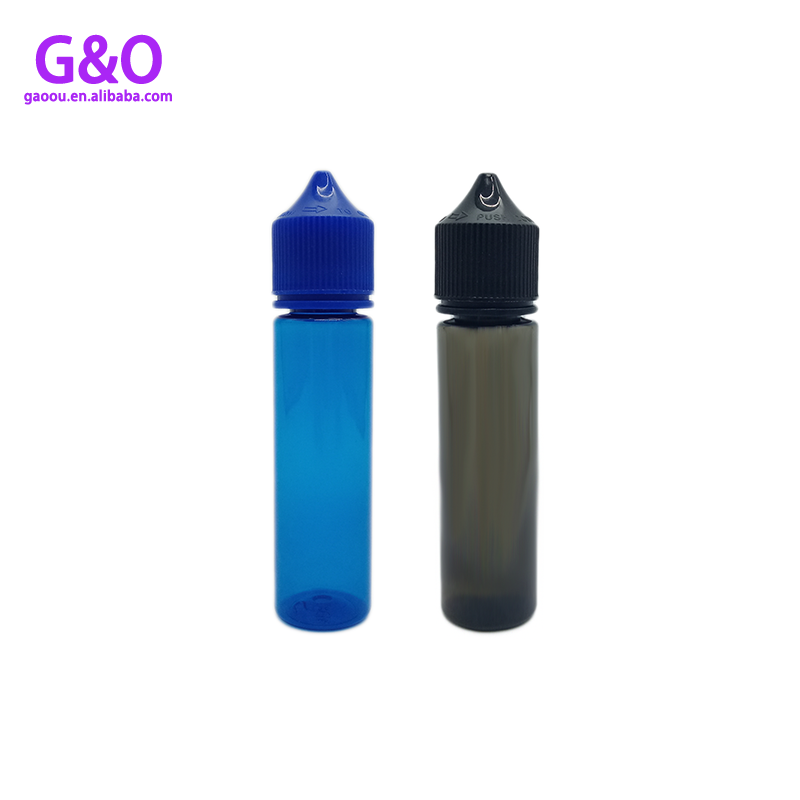 60 ml-es üveg folyadék egyszarvú folyékony üveg új v3 fekete kék műanyag kisállat pufók gorilla egyszarvú vape cseppentő palackok